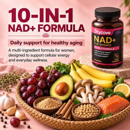 NAD+ Supplements for Woman Anti-Aging,Wrinkle Defense Capsules