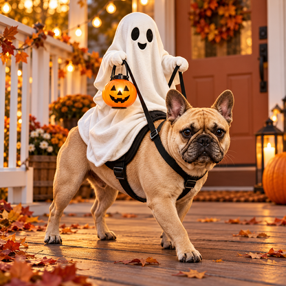 Puptailor Headless Horseman Pet Halloween Costume for Cat & Dog