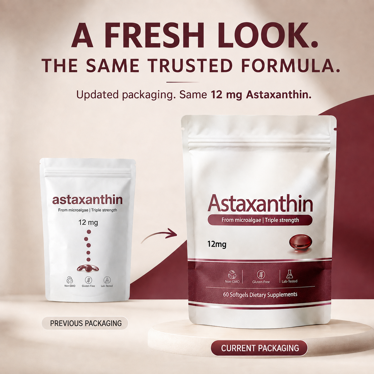 Stycove Astaxanthin - 12mg Softgels