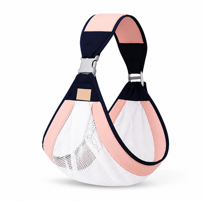 Adjustable single-shoulder portable strap | Lightweight and breathable mesh hip strap🧸