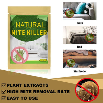 Natural Mite Control Sachet – Plant‑based, non‑toxic & safe around kids & pets