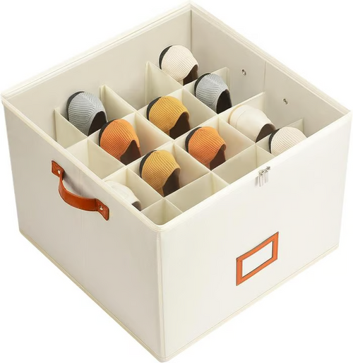 Oxford Fabric Foldable Design Shoe Organizer, Storage Box