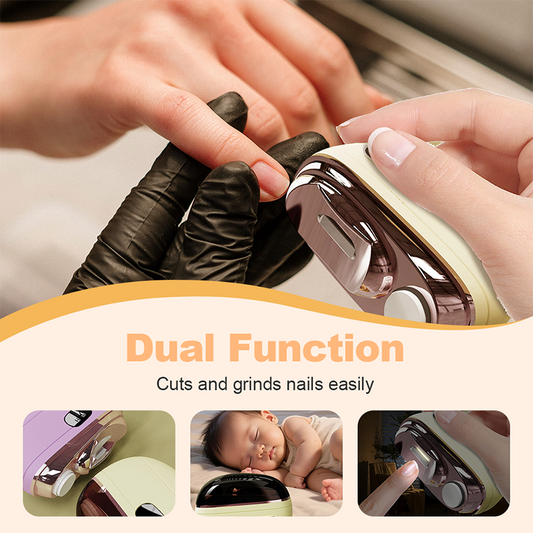 2-in-1 Smart Electric Nail Clipper & Polisher