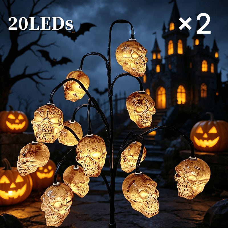 👻Waterproof Halloween Pumpkin Solar Branch Lights