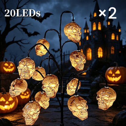 👻Waterproof Halloween Pumpkin Solar Branch Lights