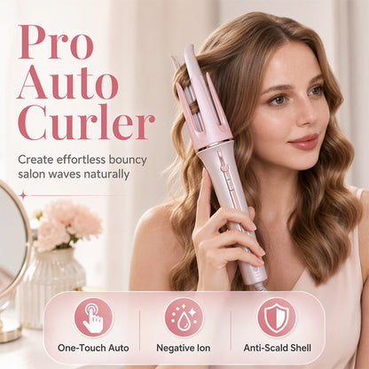 Rotating Auto Hair Curling Wand