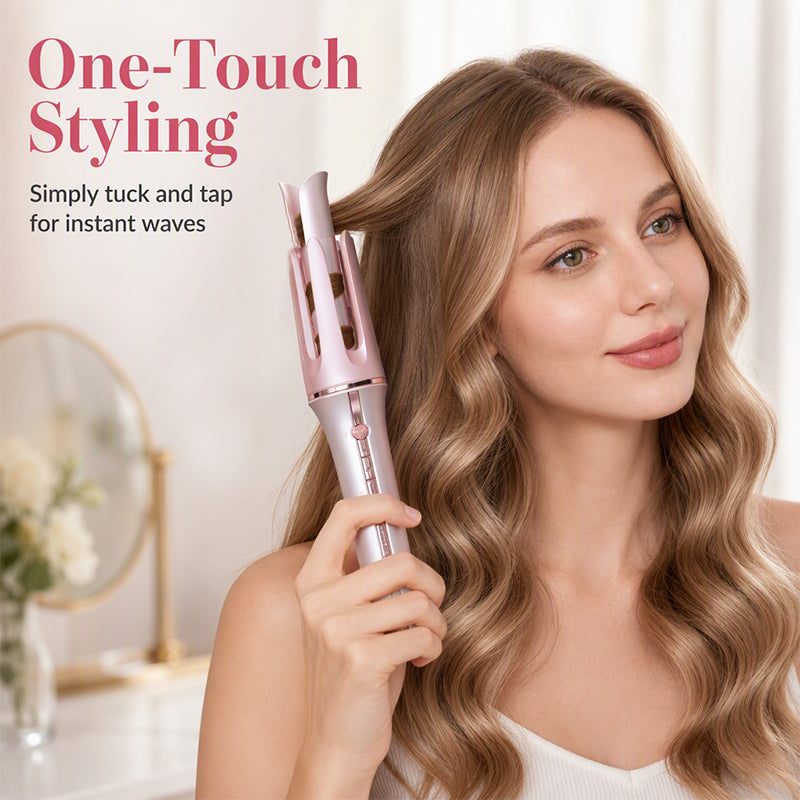 Rotating Auto Hair Curling Wand
