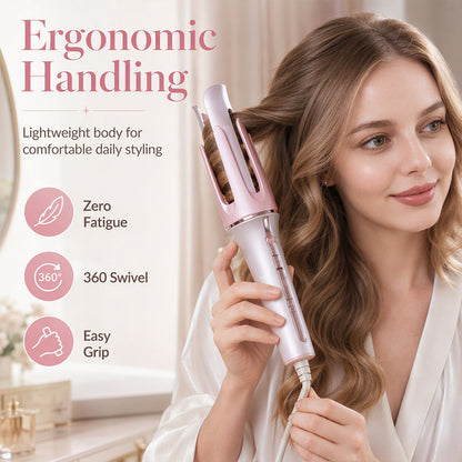 Rotating Auto Hair Curling Wand