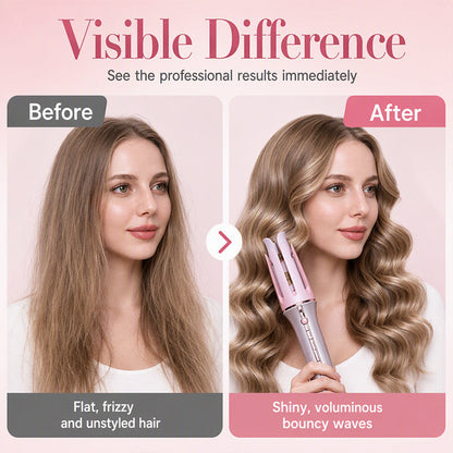 Rotating Auto Hair Curling Wand