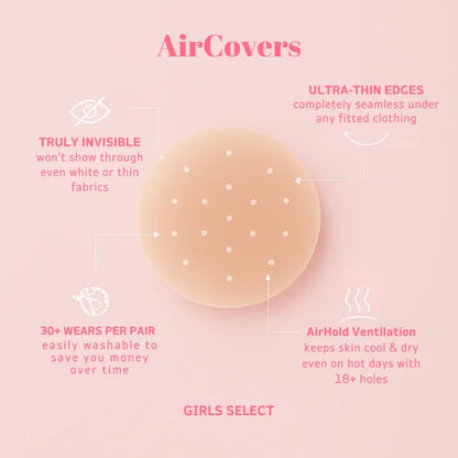 Go Braless! Seamless Nipple Covers(Latex-free and 100% Medical Silicone)