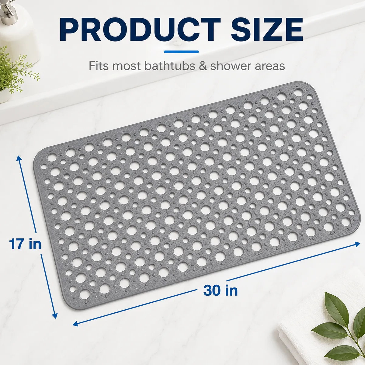 💧 SafeStep Bathroom Safety Mat - Make Every Shower Feel Safer 🚿