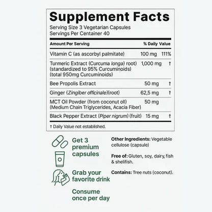 Nivelle Turmeric Curcumin
