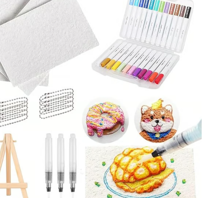 Magic 3D Foam Texture Painting Kit 🎨✨