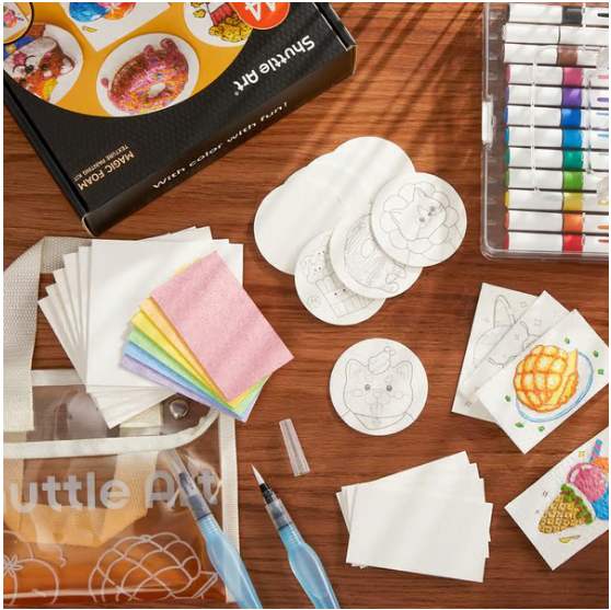 Magic 3D Foam Texture Painting Kit 🎨✨