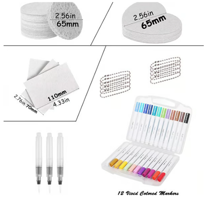 Magic 3D Foam Texture Painting Kit 🎨✨