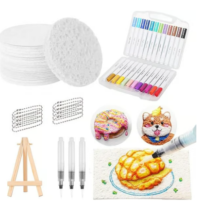 Magic 3D Foam Texture Painting Kit 🎨✨
