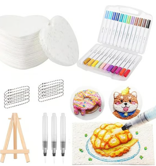 Magic 3D Foam Texture Painting Kit 🎨✨